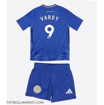 Leicester City Jamie Vardy #9 Replika Hemmatröja Barn 2024-25 Kortärmad (+ byxor)