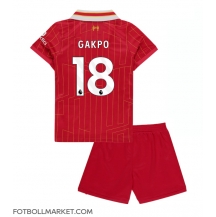 Liverpool Cody Gakpo #18 Replika Hemmatröja Barn 2024-25 Kortärmad (+ byxor)