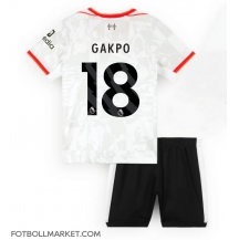 Liverpool Cody Gakpo #18 Replika Tredjetröja Barn 2024-25 Kortärmad (+ byxor)