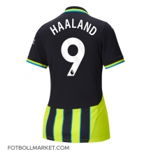 Manchester City Erling Haaland #9 Replika Bortatröja Dam 2024-25 Kortärmad