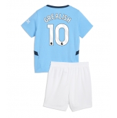 Manchester City Jack Grealish #10 Replika Hemmatröja Barn 2024-25 Kortärmad (+ byxor)