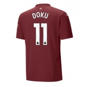 Manchester City Jeremy Doku #11 Replika Tredjetröja 2024-25 Kortärmad