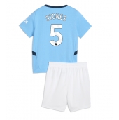 Manchester City John Stones #5 Replika Hemmatröja Barn 2024-25 Kortärmad (+ byxor)