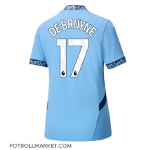 Manchester City Kevin De Bruyne #17 Replika Hemmatröja Dam 2024-25 Kortärmad