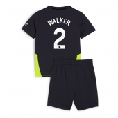 Manchester City Kyle Walker #2 Replika Bortatröja Barn 2024-25 Kortärmad (+ byxor)