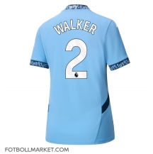 Manchester City Kyle Walker #2 Replika Hemmatröja Dam 2024-25 Kortärmad