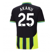 Manchester City Manuel Akanji #25 Replika Bortatröja 2024-25 Kortärmad