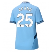 Manchester City Manuel Akanji #25 Replika Hemmatröja Dam 2024-25 Kortärmad