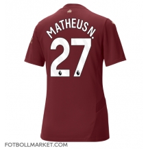 Manchester City Matheus Nunes #27 Replika Tredjetröja Dam 2024-25 Kortärmad