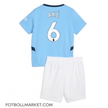 Manchester City Nathan Ake #6 Replika Hemmatröja Barn 2024-25 Kortärmad (+ byxor)