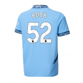 Manchester City Oscar Bobb #52 Replika Hemmatröja 2024-25 Kortärmad