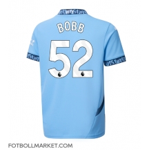 Manchester City Oscar Bobb #52 Replika Hemmatröja 2024-25 Kortärmad