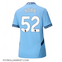 Manchester City Oscar Bobb #52 Replika Hemmatröja Dam 2024-25 Kortärmad