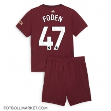 Manchester City Phil Foden #47 Replika Tredjetröja Barn 2024-25 Kortärmad (+ byxor)