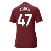 Manchester City Phil Foden #47 Replika Tredjetröja Dam 2024-25 Kortärmad