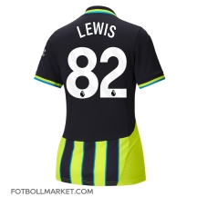 Manchester City Rico Lewis #82 Replika Bortatröja Dam 2024-25 Kortärmad