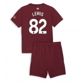 Manchester City Rico Lewis #82 Replika Tredjetröja Barn 2024-25 Kortärmad (+ byxor)