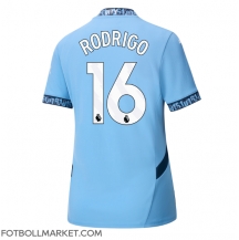 Manchester City Rodri Hernandez #16 Replika Hemmatröja Dam 2024-25 Kortärmad