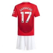 Manchester United Alejandro Garnacho #17 Replika Hemmatröja Barn 2024-25 Kortärmad (+ byxor)