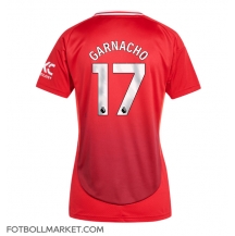 Manchester United Alejandro Garnacho #17 Replika Hemmatröja Dam 2024-25 Kortärmad