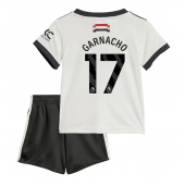 Manchester United Alejandro Garnacho #17 Replika Tredjetröja Barn 2024-25 Kortärmad (+ byxor)