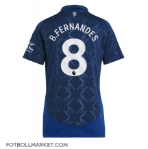 Manchester United Bruno Fernandes #8 Replika Bortatröja Dam 2024-25 Kortärmad