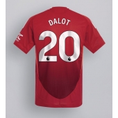 Manchester United Diogo Dalot #20 Replika Hemmatröja 2024-25 Kortärmad