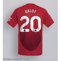 Manchester United Diogo Dalot #20 Replika Hemmatröja 2024-25 Kortärmad