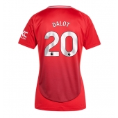 Manchester United Diogo Dalot #20 Replika Hemmatröja Dam 2024-25 Kortärmad