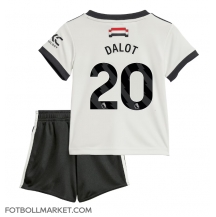 Manchester United Diogo Dalot #20 Replika Tredjetröja Barn 2024-25 Kortärmad (+ byxor)