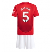 Manchester United Harry Maguire #5 Replika Hemmatröja Barn 2024-25 Kortärmad (+ byxor)