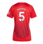 Manchester United Harry Maguire #5 Replika Hemmatröja Dam 2024-25 Kortärmad