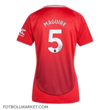 Manchester United Harry Maguire #5 Replika Hemmatröja Dam 2024-25 Kortärmad