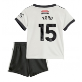 Manchester United Leny Yoro #15 Replika Tredjetröja Barn 2024-25 Kortärmad (+ byxor)