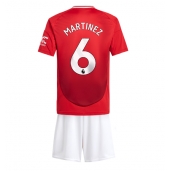 Manchester United Lisandro Martinez #6 Replika Hemmatröja Barn 2024-25 Kortärmad (+ byxor)