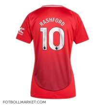 Manchester United Marcus Rashford #10 Replika Hemmatröja Dam 2024-25 Kortärmad