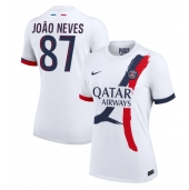 Paris Saint-Germain Joao Neves #87 Replika Bortatröja Dam 2024-25 Kortärmad