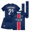 Paris Saint-Germain Lucas Hernandez #21 Replika Hemmatröja Barn 2024-25 Kortärmad (+ byxor)