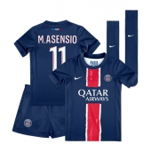 Paris Saint-Germain Marco Asensio #11 Replika Hemmatröja Barn 2024-25 Kortärmad (+ byxor)