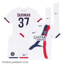 Paris Saint-Germain Milan Skriniar #37 Replika Bortatröja Barn 2024-25 Kortärmad (+ byxor)