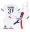 Paris Saint-Germain Milan Skriniar #37 Replika Bortatröja Barn 2024-25 Kortärmad (+ byxor)