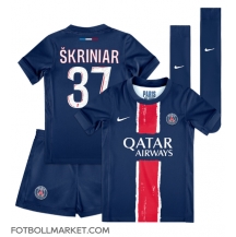 Paris Saint-Germain Milan Skriniar #37 Replika Hemmatröja Barn 2024-25 Kortärmad (+ byxor)