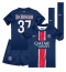 Paris Saint-Germain Milan Skriniar #37 Replika Hemmatröja Barn 2024-25 Kortärmad (+ byxor)