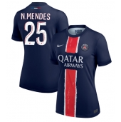 Paris Saint-Germain Nuno Mendes #25 Replika Hemmatröja Dam 2024-25 Kortärmad