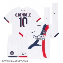 Paris Saint-Germain Ousmane Dembele #10 Replika Bortatröja Barn 2024-25 Kortärmad (+ byxor)