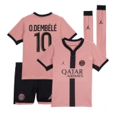 Paris Saint-Germain Ousmane Dembele #10 Replika Tredjetröja Barn 2024-25 Kortärmad (+ byxor)