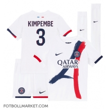 Paris Saint-Germain Presnel Kimpembe #3 Replika Bortatröja Barn 2024-25 Kortärmad (+ byxor)