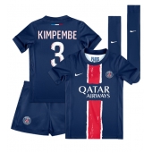 Paris Saint-Germain Presnel Kimpembe #3 Replika Hemmatröja Barn 2024-25 Kortärmad (+ byxor)