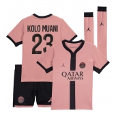 Paris Saint-Germain Randal Kolo Muani #23 Replika Tredjetröja Barn 2024-25 Kortärmad (+ byxor)