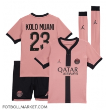 Paris Saint-Germain Randal Kolo Muani #23 Replika Tredjetröja Barn 2024-25 Kortärmad (+ byxor)